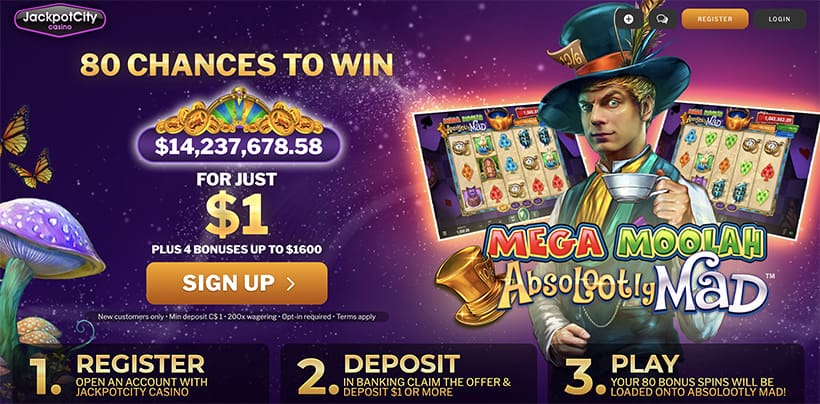 Jackpot City Casino Willkommensbonus
