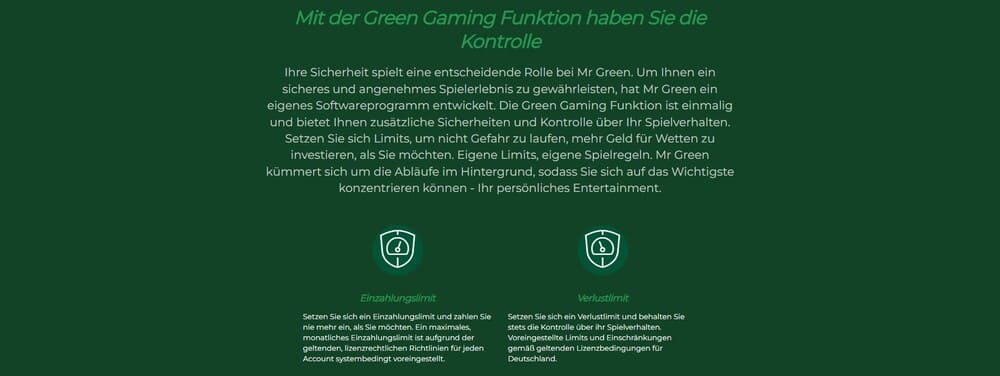 Mr Green ist der Freispiele Kaiser der Deutschland