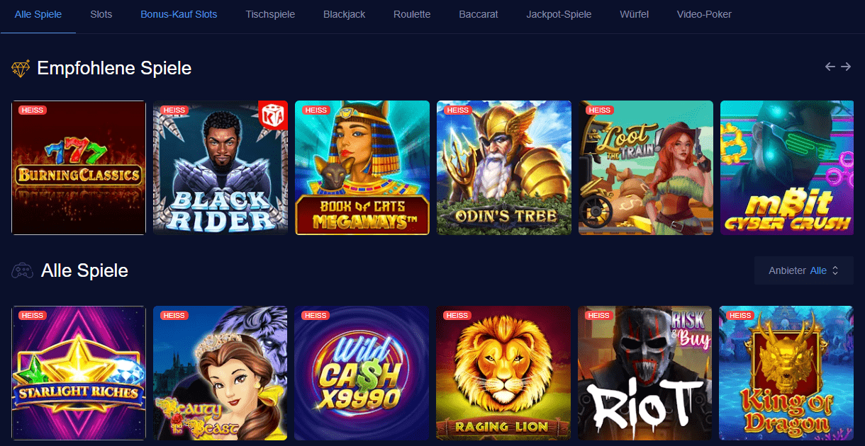 Spielen Sie in den besten Online-Casino mBit in Deutschland um echtes Geld!  
