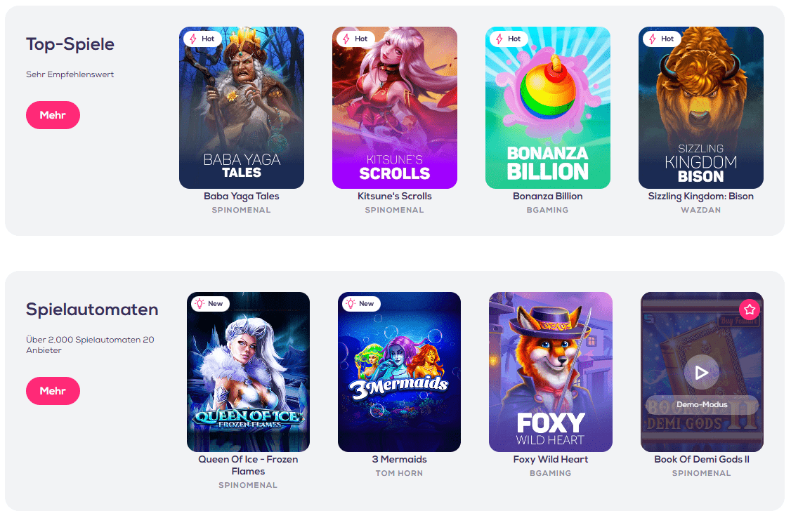 Spielen Sie in den besten Online-Casino Wild Fortune in Deutschland um echtes Geld!