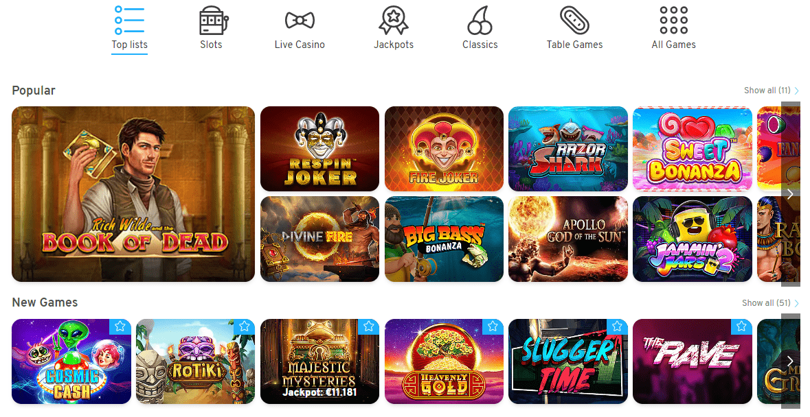Spielen Sie die besten Spiele in vertrauenswürdigen Online-Casino Wunderino in Deutschland!