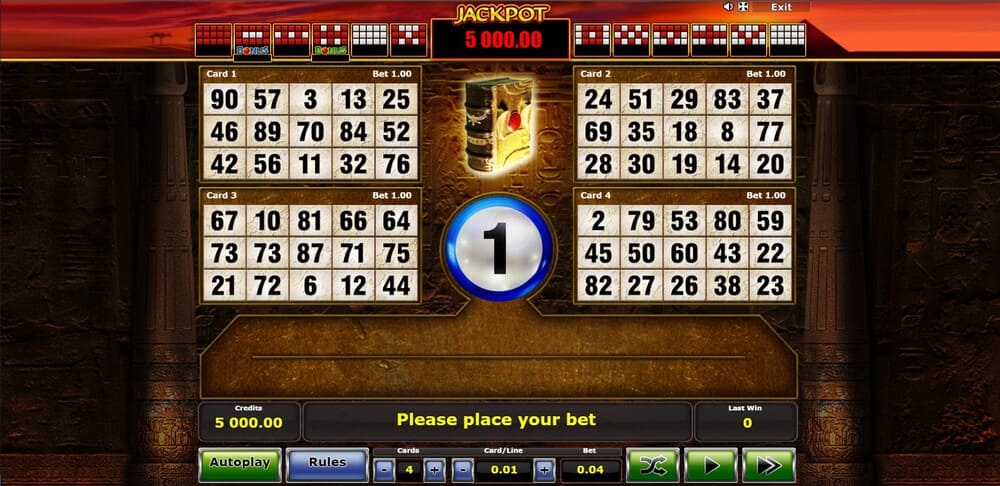 Book of Ra Deluxe Bingo